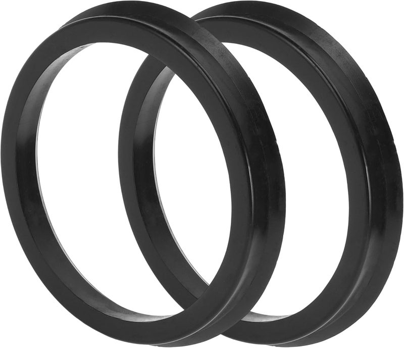 TUCKBOLD Car Wheel Hub Centric Rings Durable Wheels Center Shaft Shock Absorbing Hubrings Black 2 Pcs OD 83.1mm to ID 70.6mm Polycarbonate - Image 1